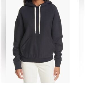 Women’s Rag & Bone Black Organic Cotton Hoodie Size M EUC!
